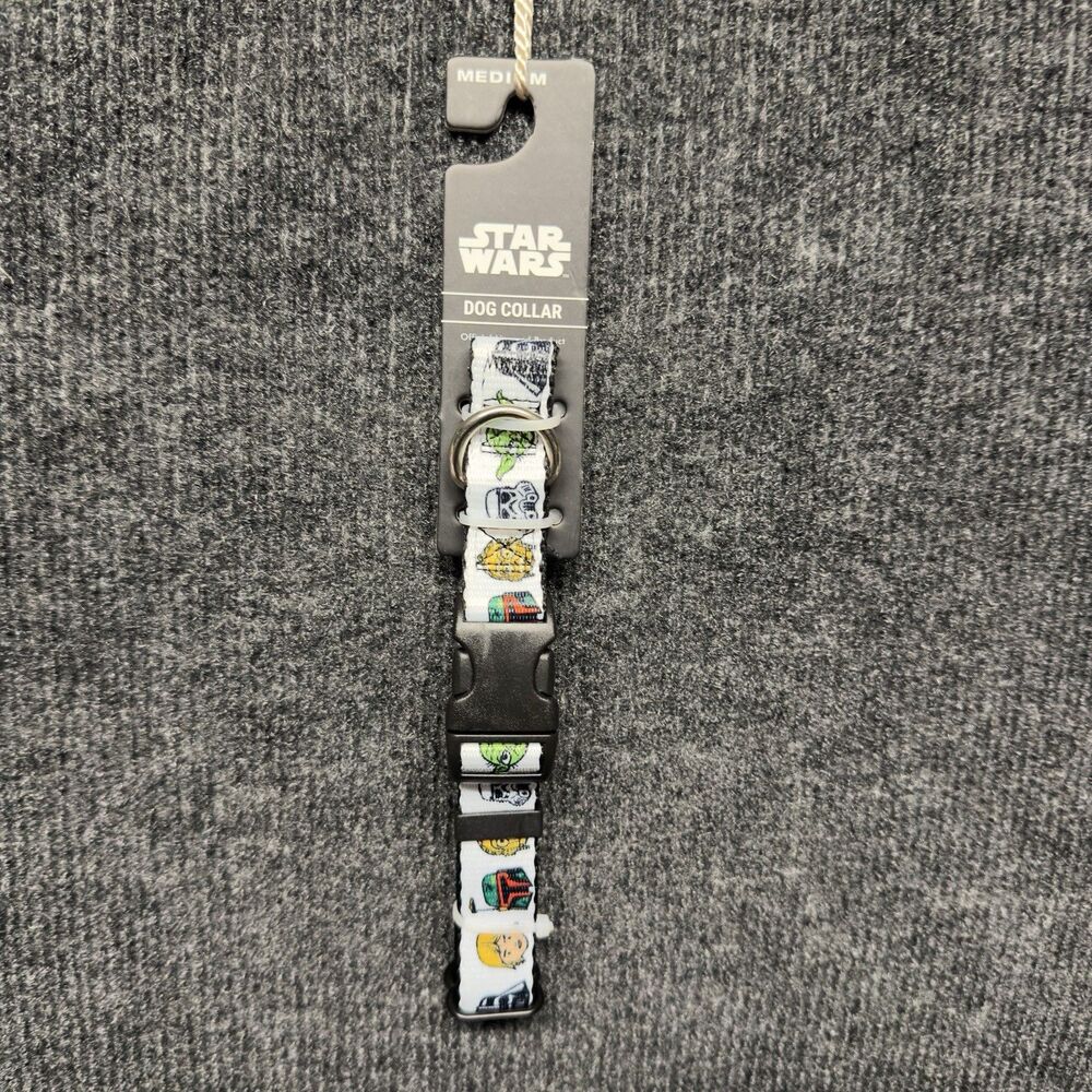 Star Wars Dog Collar Medium Yoda, Stormtrooper, C-3PO, Boba Fett, R2-D2, Luke